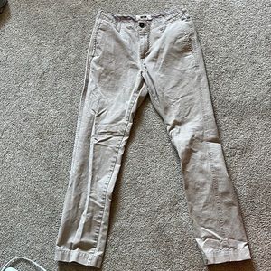 30 , 30 beige men’s khakis, slim fit